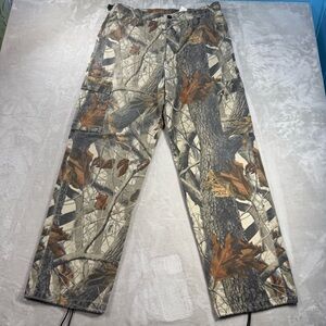 Realtree Liberty Pants Men's Sz M Camo Hardwoods Cargo Hunting Russian Made